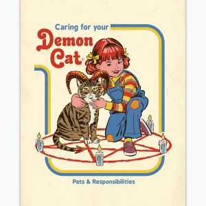 Caring for Your Demon Cat Art Print 5