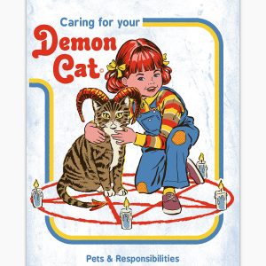 Caring for Your Demon Cat Art Print 6