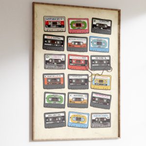 Cassette Tapes Art Print 2 Cassette Tapes Art Print 3