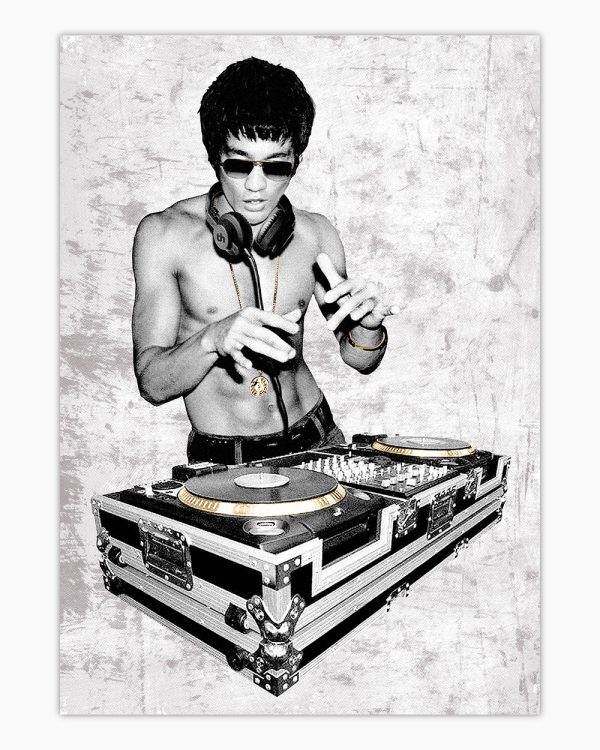 DJ Bruce Lee Art Print