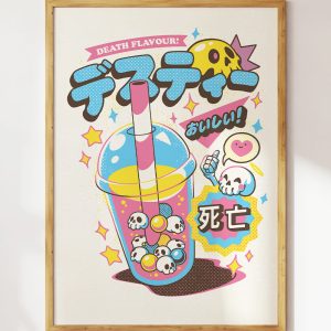 Death Tea Art Print Death Tea Art Print