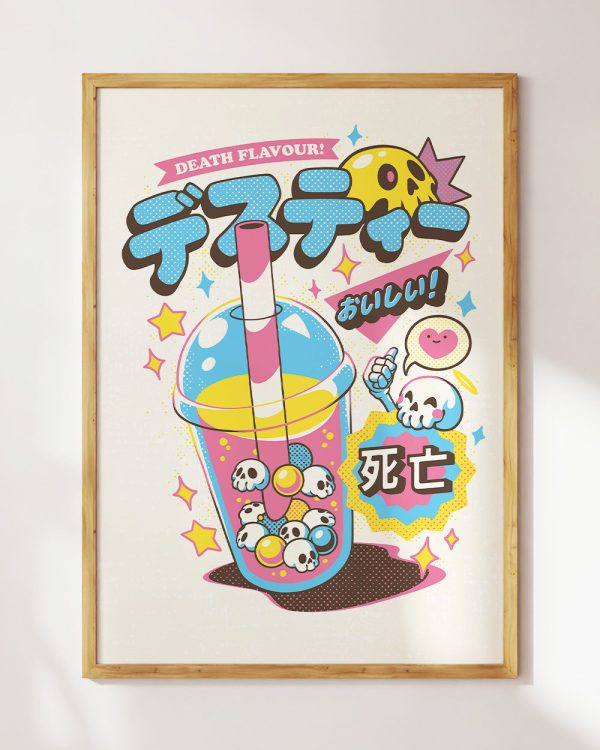 Death Tea Art Print