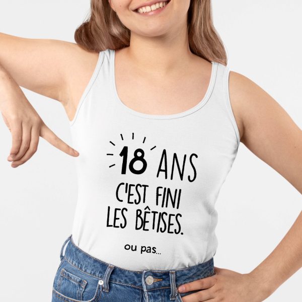 Debardeur Femme Anniversaire 18 ans