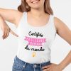 Debardeur Femme Certifiee meilleure maman du monde