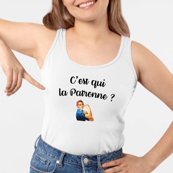 Debardeur Femme C’est qui la patronne