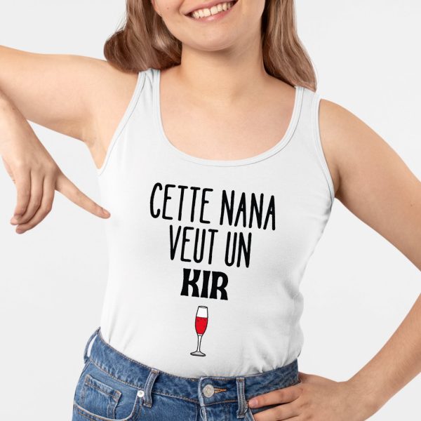 Debardeur Femme Cette nana veut un kir