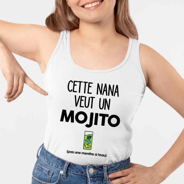 Debardeur Femme Cette nana veut un mojito