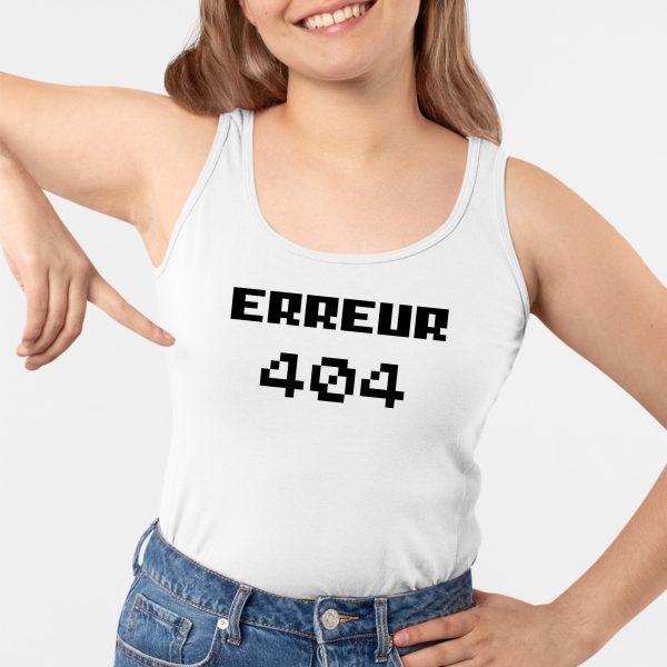 Debardeur Femme Erreur 404