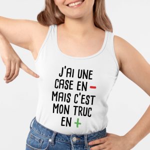 Debardeur Femme J’ai une case en moins