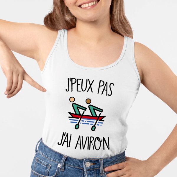 Debardeur Femme J’peux pas j’ai aviron