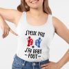 Debardeur Femme J’peux pas j’ai baby-foot