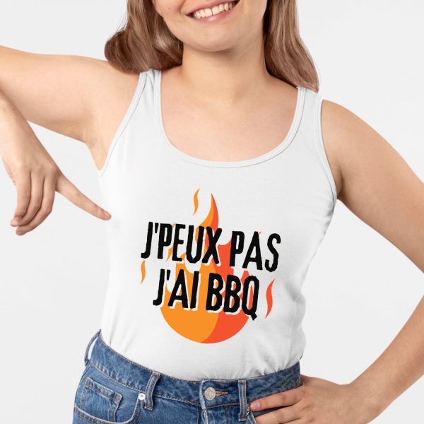 Debardeur Femme J’peux pas j’ai barbecue