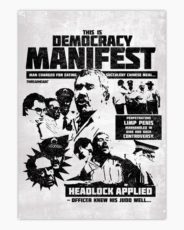 Democracy Manifest Tabloid Edition Art Print