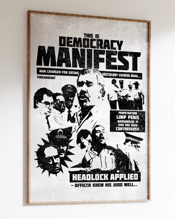 Democracy Manifest Tabloid Edition Art Print