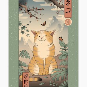 Edo Cat Art Print 4 Edo Cat Art Print 5