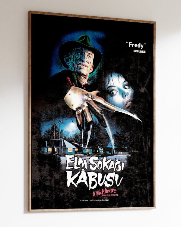 Freddy Krueger Elm Sokagi Kabusu Art Print