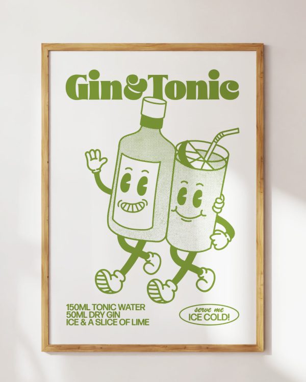 Gin and Tonic Art Print