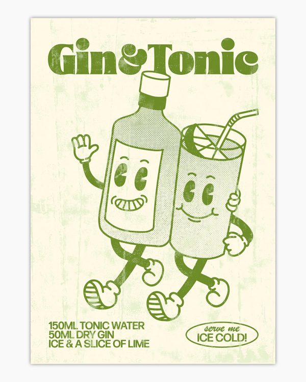 Gin and Tonic Art Print