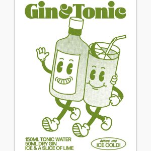 Gin and Tonic Art Print 5 Gin and Tonic Art Print 6