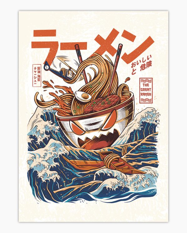 Great Ramen off Kanagawa Art Print