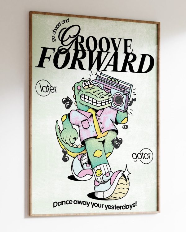 Groove Forward Art Print