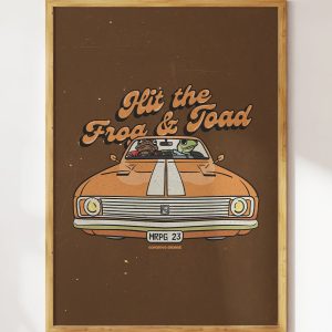 Hit the Frog and Toad Art Print Hit the Frog and Toad Art Print