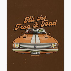 Hit the Frog and Toad Art Print