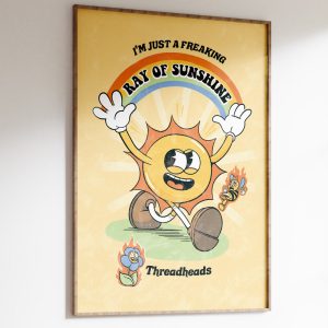 I'm Just a Freaking Ray Of Sunshine Art Print 2 Im Just a Freaking Ray Of Sunshine Art Print 3