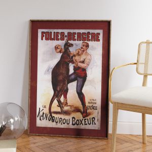 Kangaroo Boxer Art Print 2 Kangaroo Boxer Art Print 3