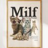 Man I Love Felines Art Print