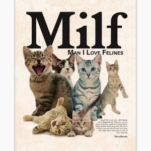 Man I Love Felines Art Print 4 Man I Love Felines Art Print 5