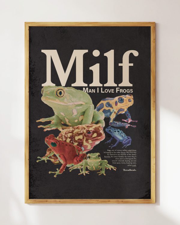 Man I Love Frogs Art Print