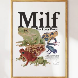 Man I Love Frogs Art Print 2 Man I Love Frogs Art Print 3