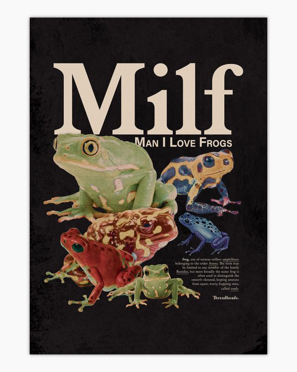 Man I Love Frogs Art Print