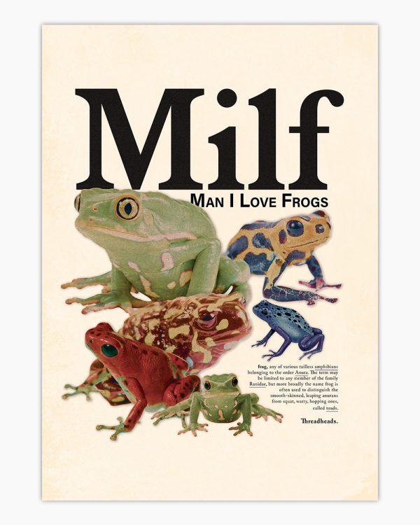 Man I Love Frogs Art Print