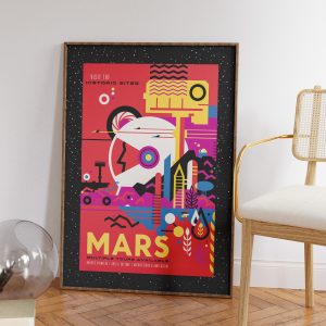 Mars Art Print 2 Mars Art Print 3
