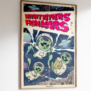 Mutant Kittens from Mars Art Print 2 Mutant Kittens from Mars Art Print 3