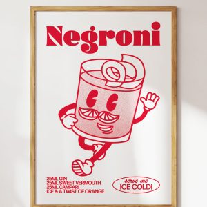 Negroni Art Print Negroni Art Print