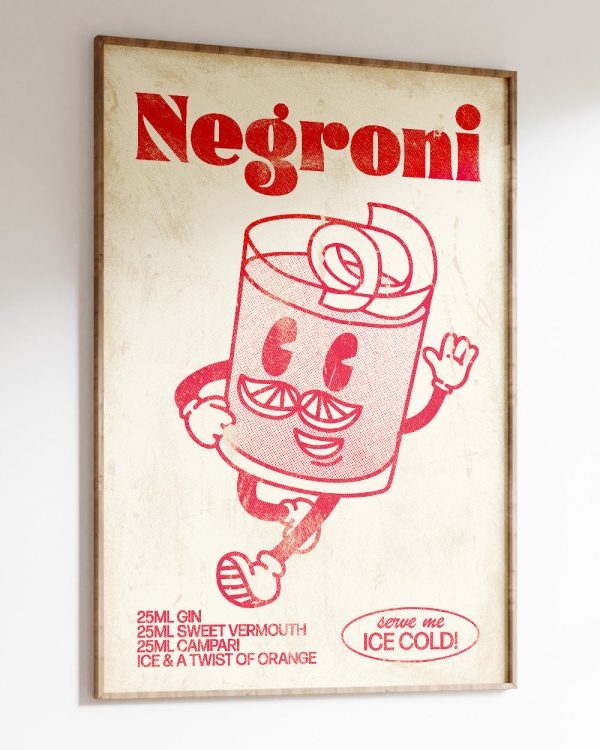 Negroni Art Print