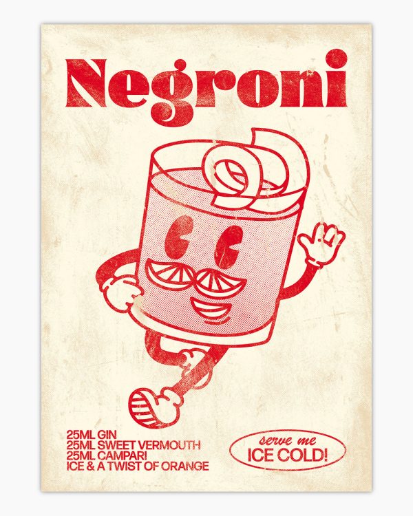 Negroni Art Print