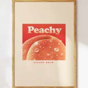 Peachy Art Print Peachy Art Print
