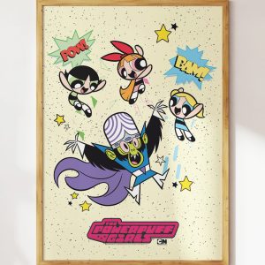 Powerpuff Pow Art Print 2 Powerpuff Pow Art Print 3