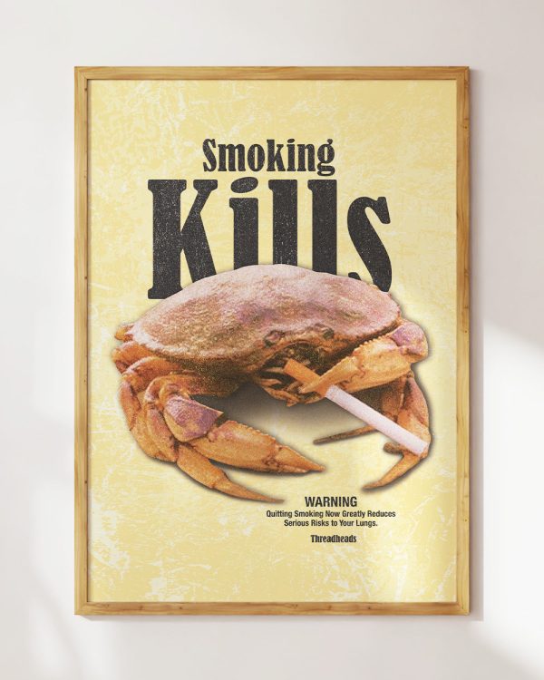 Smoking Kills Art Print