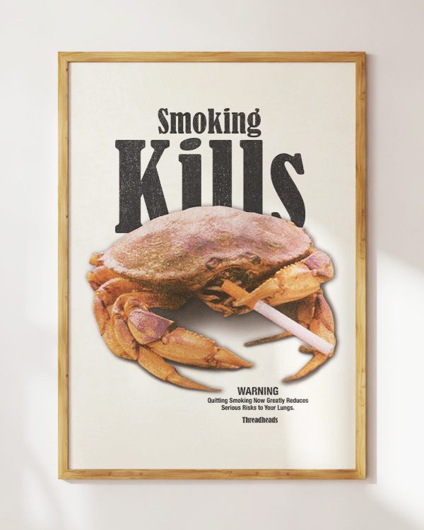 Smoking Kills Art Print