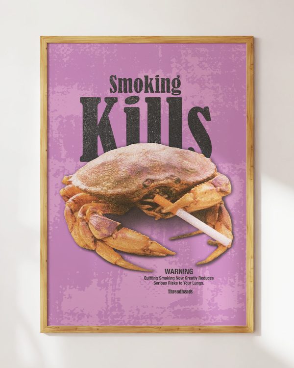 Smoking Kills Art Print