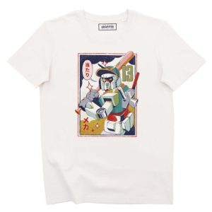 T-shirt Grendizer de Vitru – Leonard de Vinci et Go Nagai