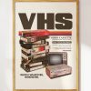 Vintage VHS Tapes Art Print