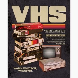 Vintage VHS Tapes Art Print 2 Vintage VHS Tapes Art Print 3