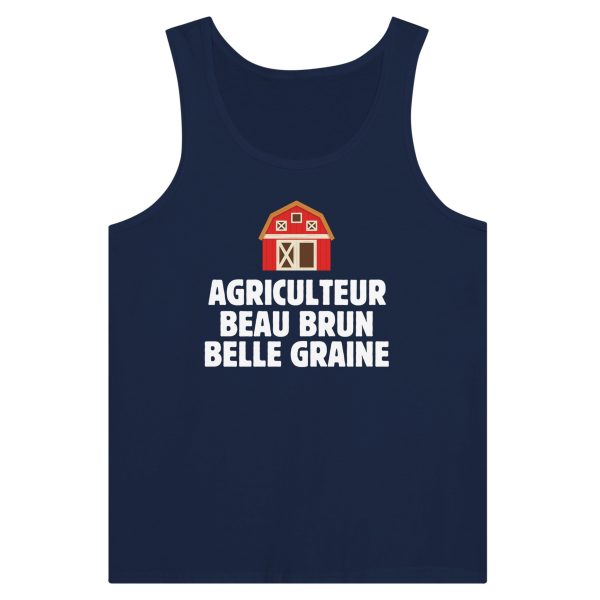 Debardeur Agriculteur Agriculteur beau brun belle graine