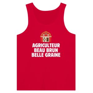 Debardeur Agriculteur Agriculteur beau brun belle graine